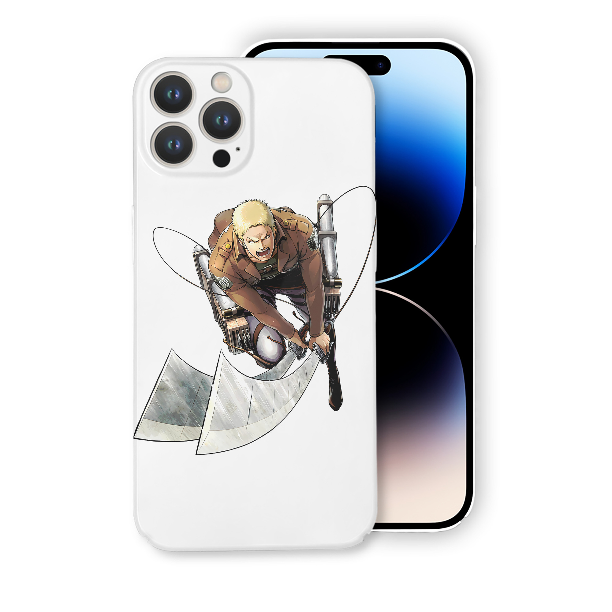 （画像用） 進撃の巨人 ライナー・ブラウン Attack on Titan Reiner Braun 【iPhone 14シリーズ対応】ハードケース
